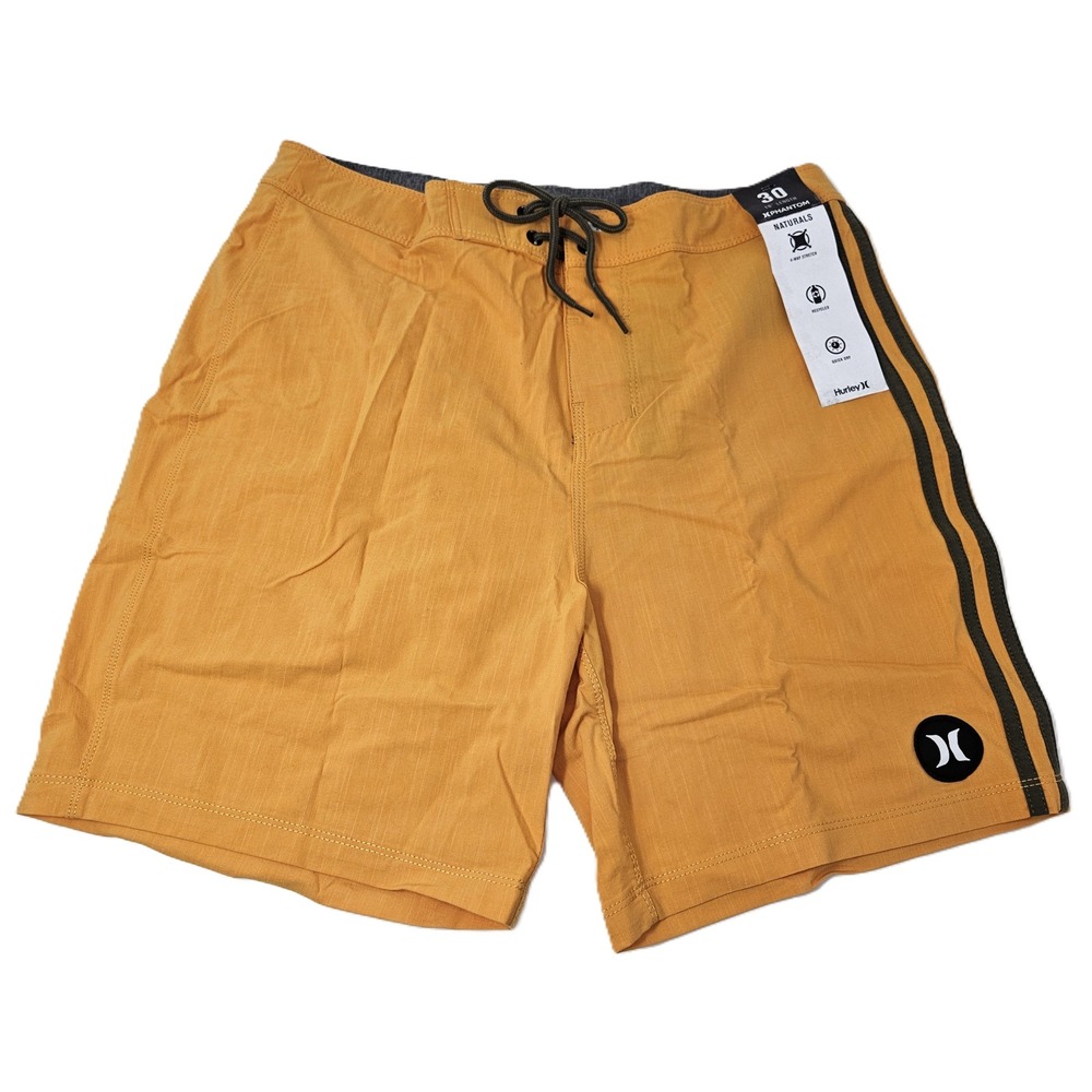Hurley‎ Phantom Naturals 18" Board Shorts Men's Size 30 Orange Zest NEW
